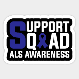 Als Awareness Support Squad Sticker